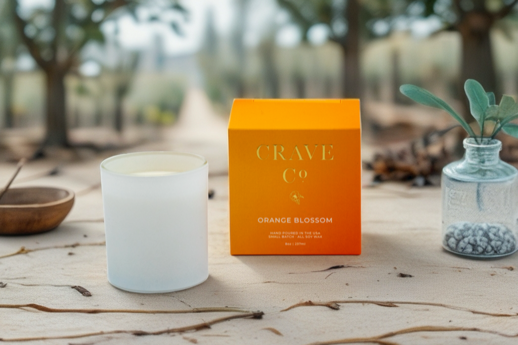 Orange Blossom Boxed Candle