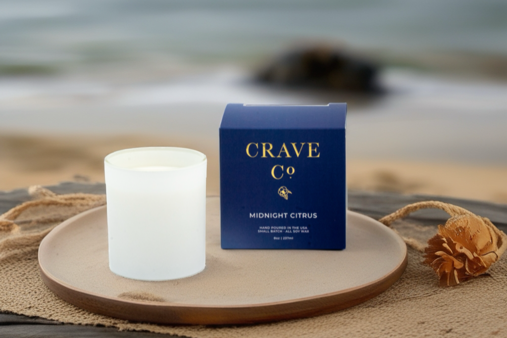 Midnight Citrus Boxed Candle