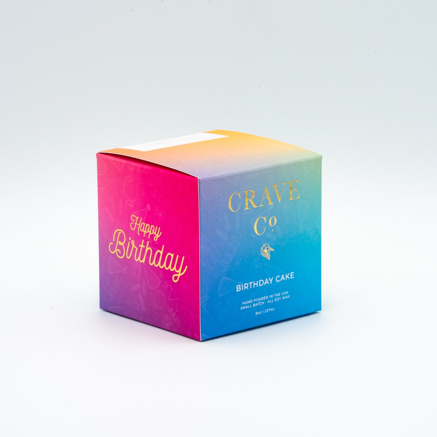 Happy Birthday Boxed Candle