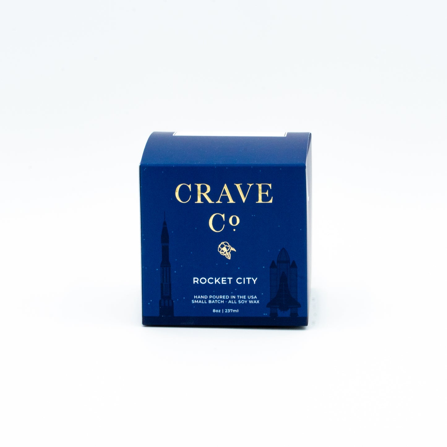 Rocket City (Huntsville) Boxed Candle