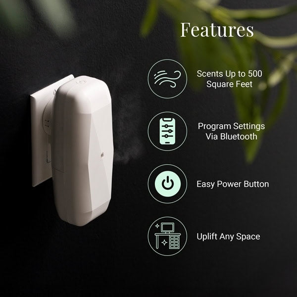 The Diamond Wall Plug-in Diffuser-White