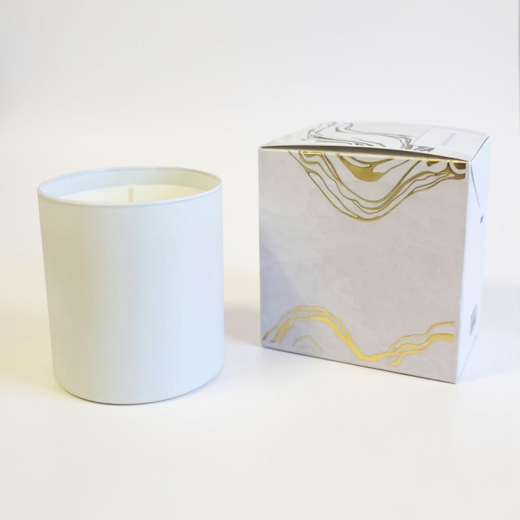 White Linen Boxed Candle