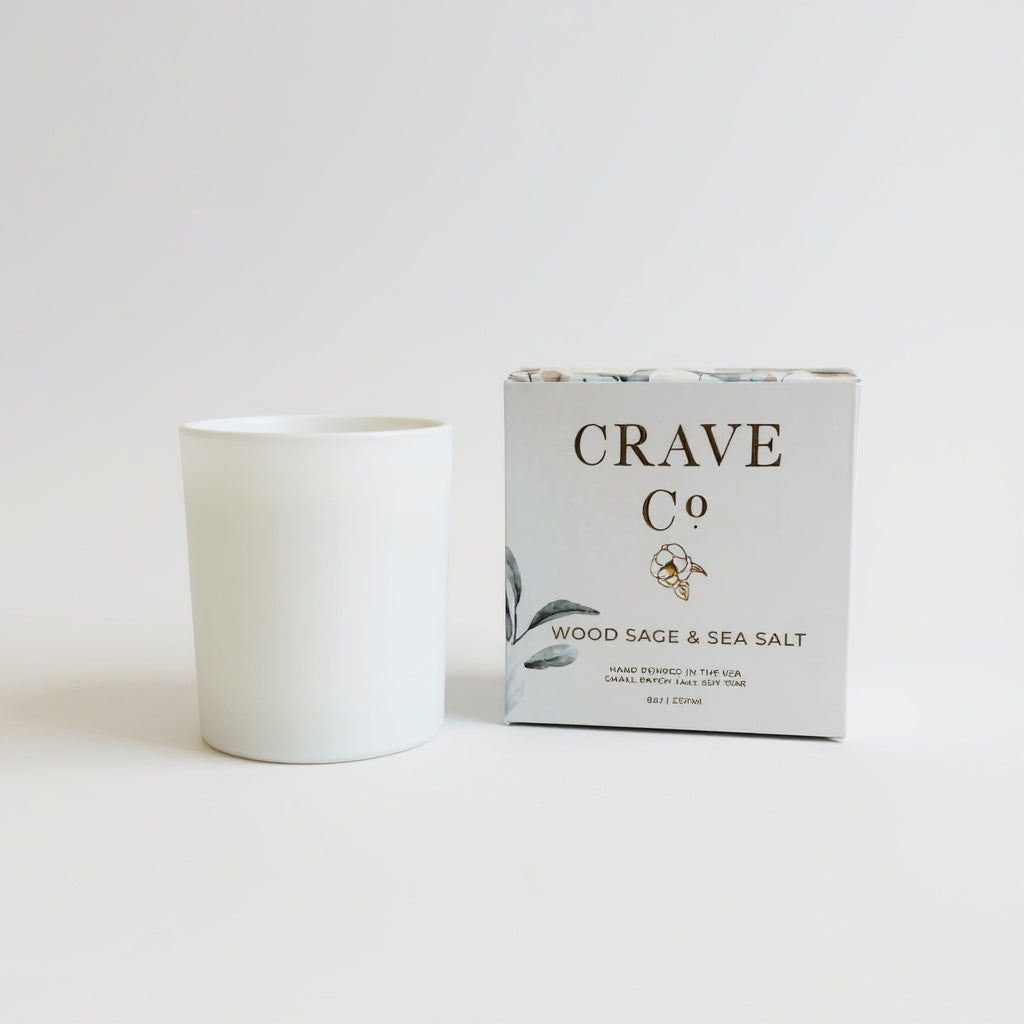 Wood Sage & Sea Salt Box Candle