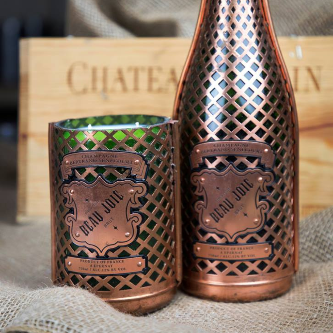 Wine Bottle Candles