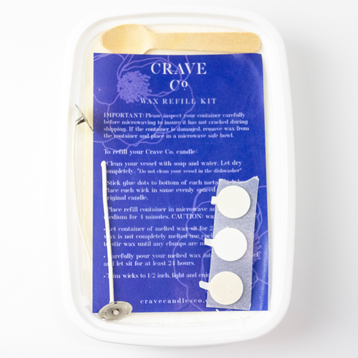 Mini Dough Bowl Refill Kit [14 oz] Crave Candles