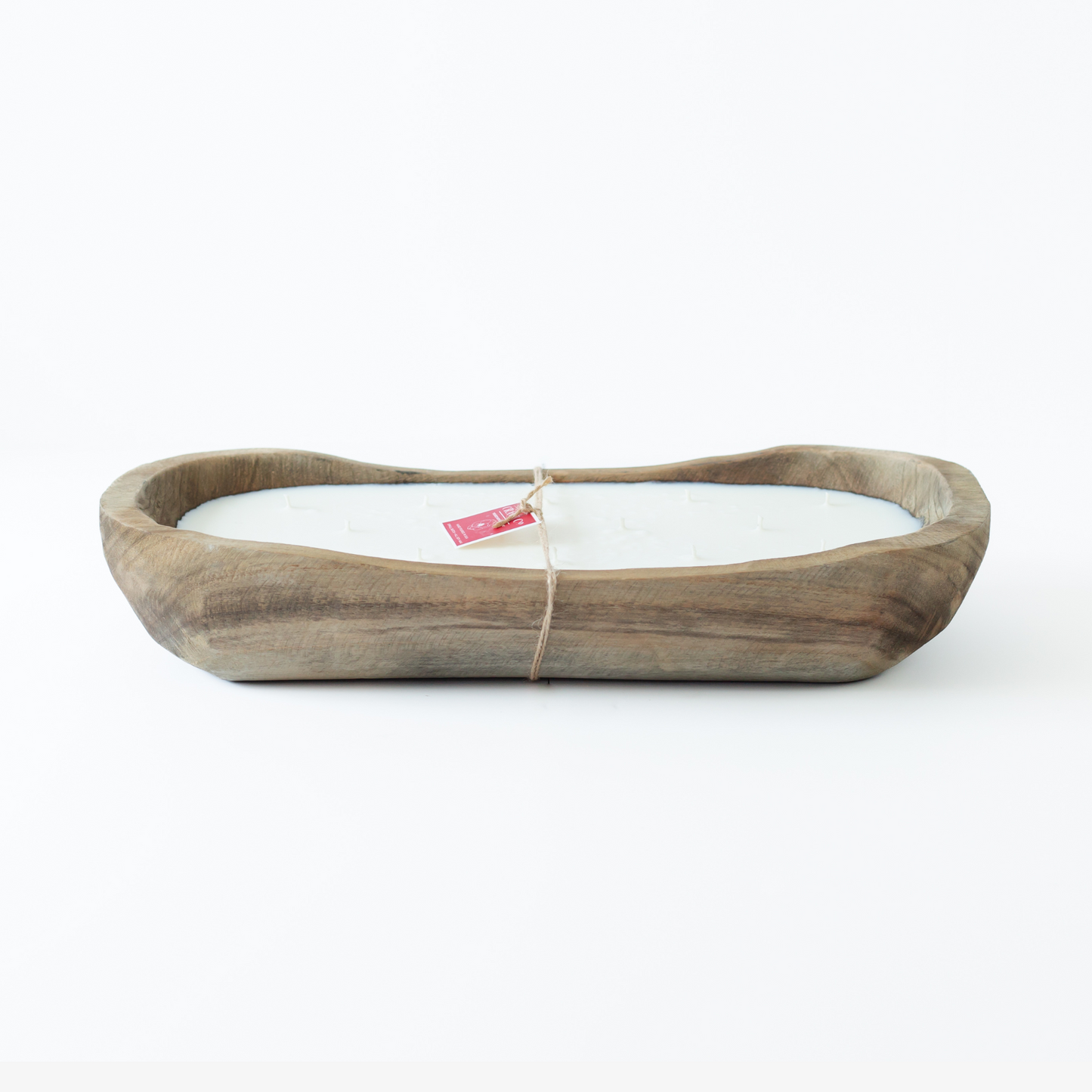 Hand-Carved Wood Dough Bowl [XL Size]