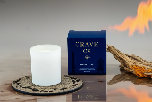 Rocket City (Huntsville) Boxed Candle