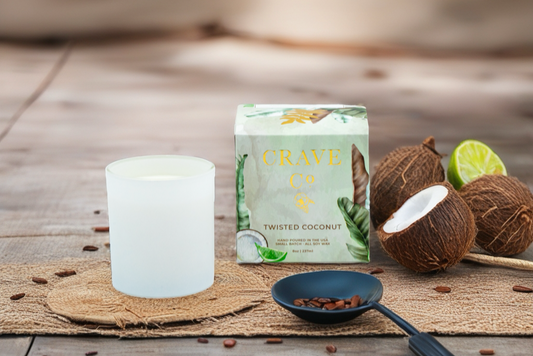 Twisted Coconut Boxed Candle