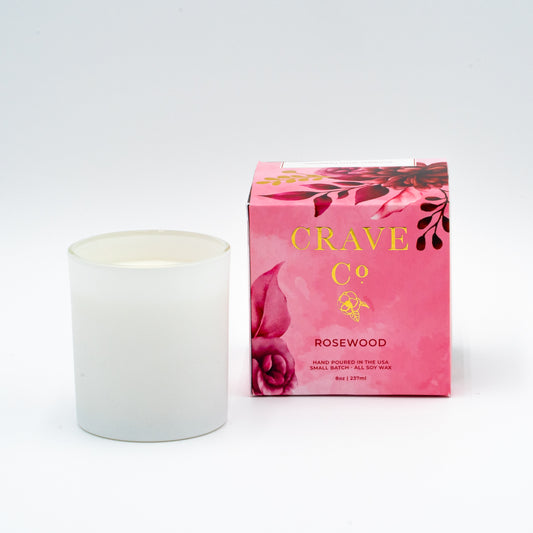 Rosewood Boxed Candle