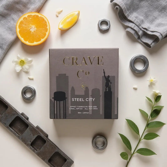 Steel City Boxed Candle
