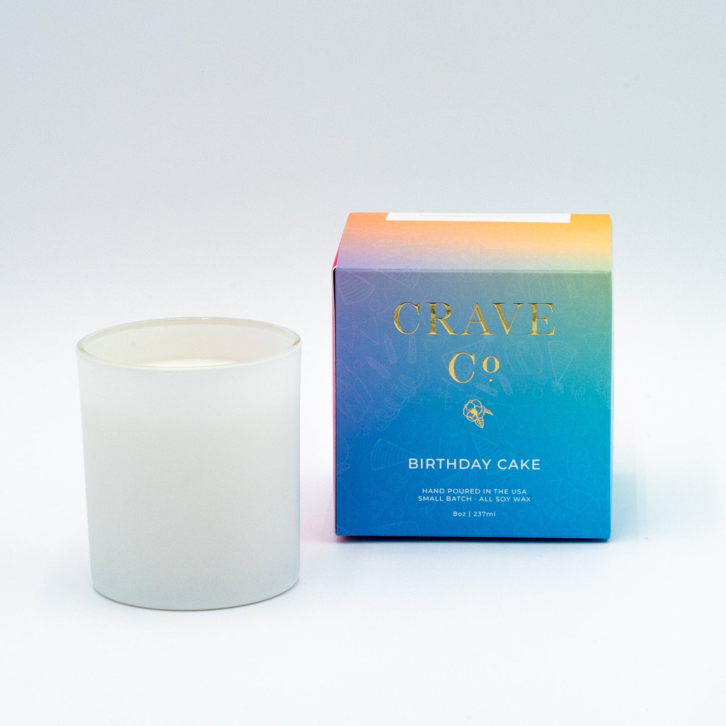 Birthday Cake Boxed Candle