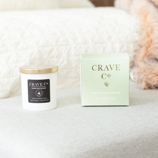 White Tea & Thyme Boxed Candle