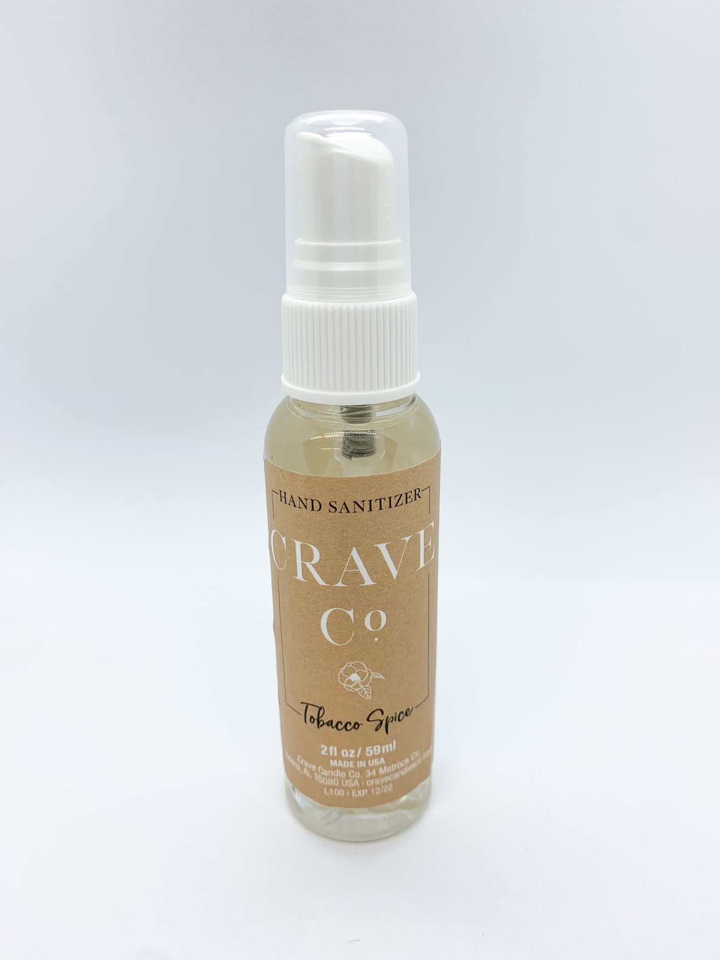 Hand Sanitizer [2 oz.]-Crave Candles