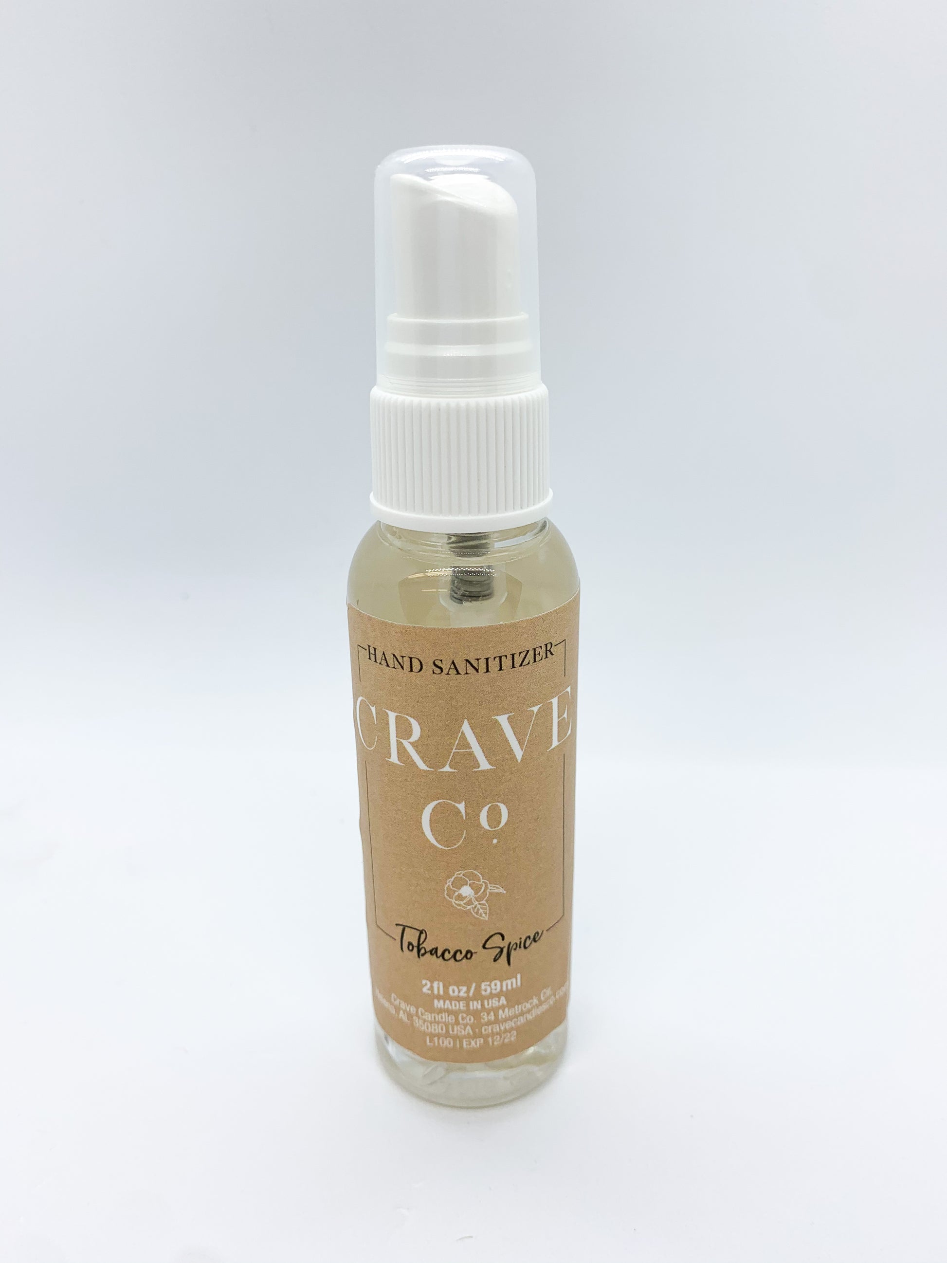 Hand Sanitizer [2 oz.]-Crave Candles